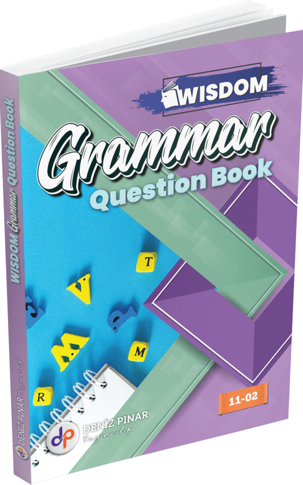 11. Sınıf İngilizce Gramer Soru Bankası Wisdom Question Book Kapağı