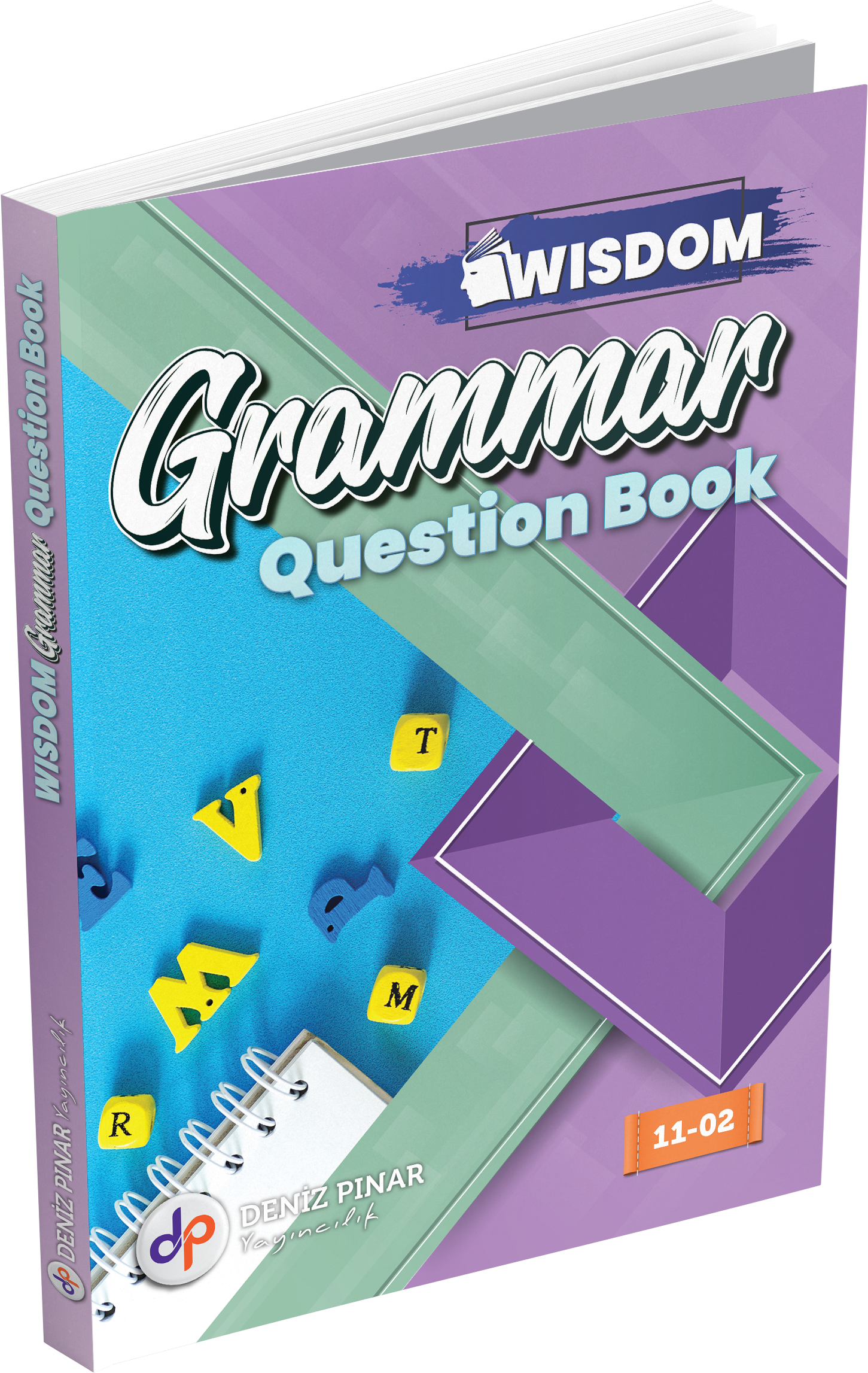 11. Sınıf İngilizce Gramer Soru Bankası Wisdom Question Book Kapağı