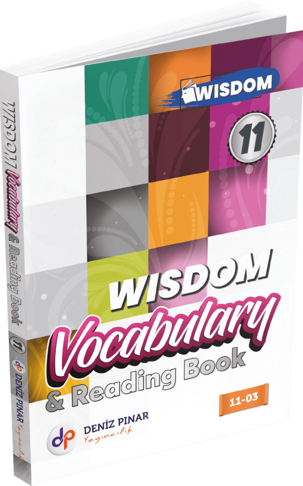 11. Sınıf İngilizce Kelime ve Okuma Kitabı Wisdom Vocabulary Kapağı