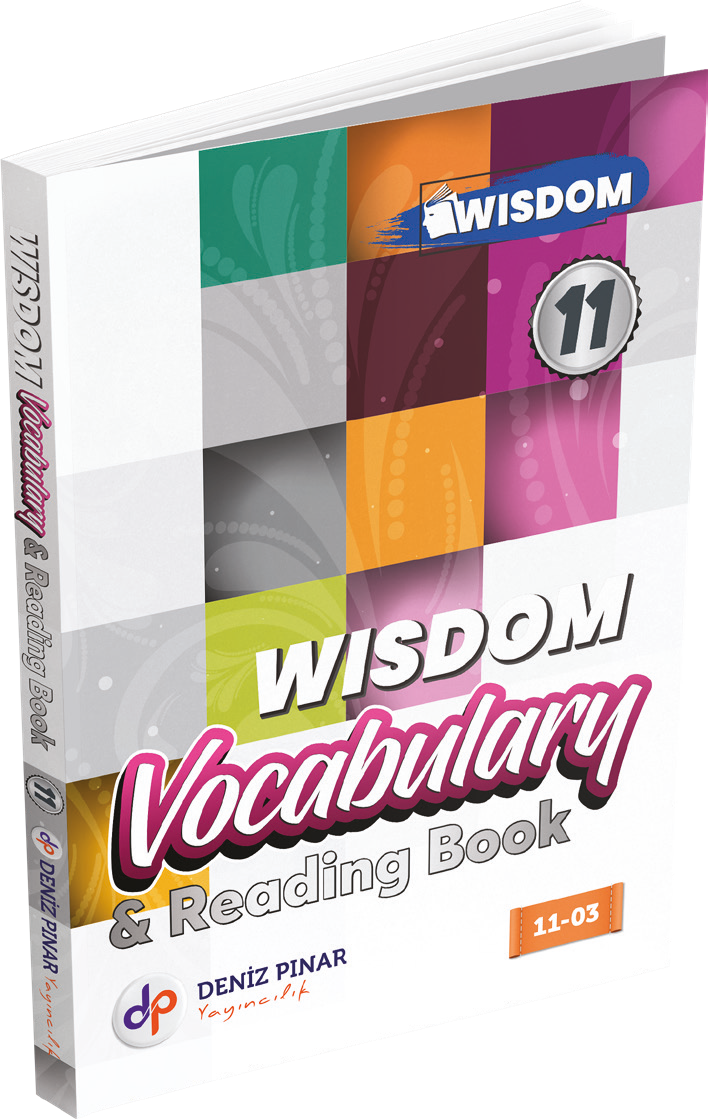 11. Sınıf İngilizce Kelime ve Okuma Kitabı Wisdom Vocabulary Kapağı