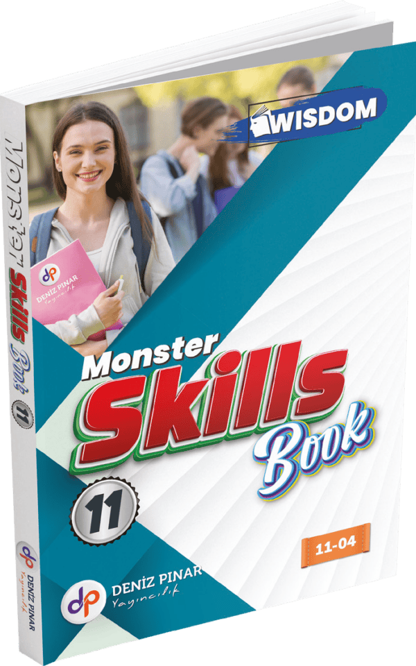 11. Sınıf YDT Skills Kitabı Wisdom Monster Kapağı