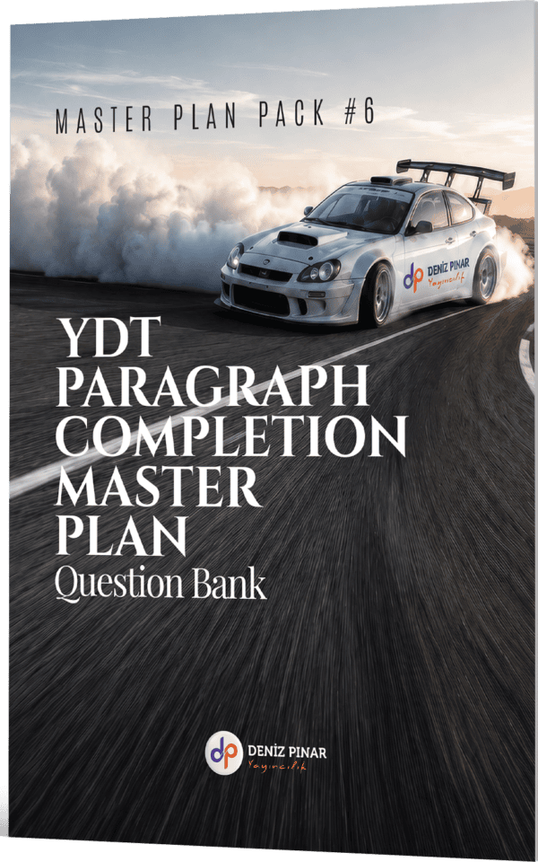 Paragraph Completion Master Plan YDT Kitabı ve Soru Bankası Kapağı